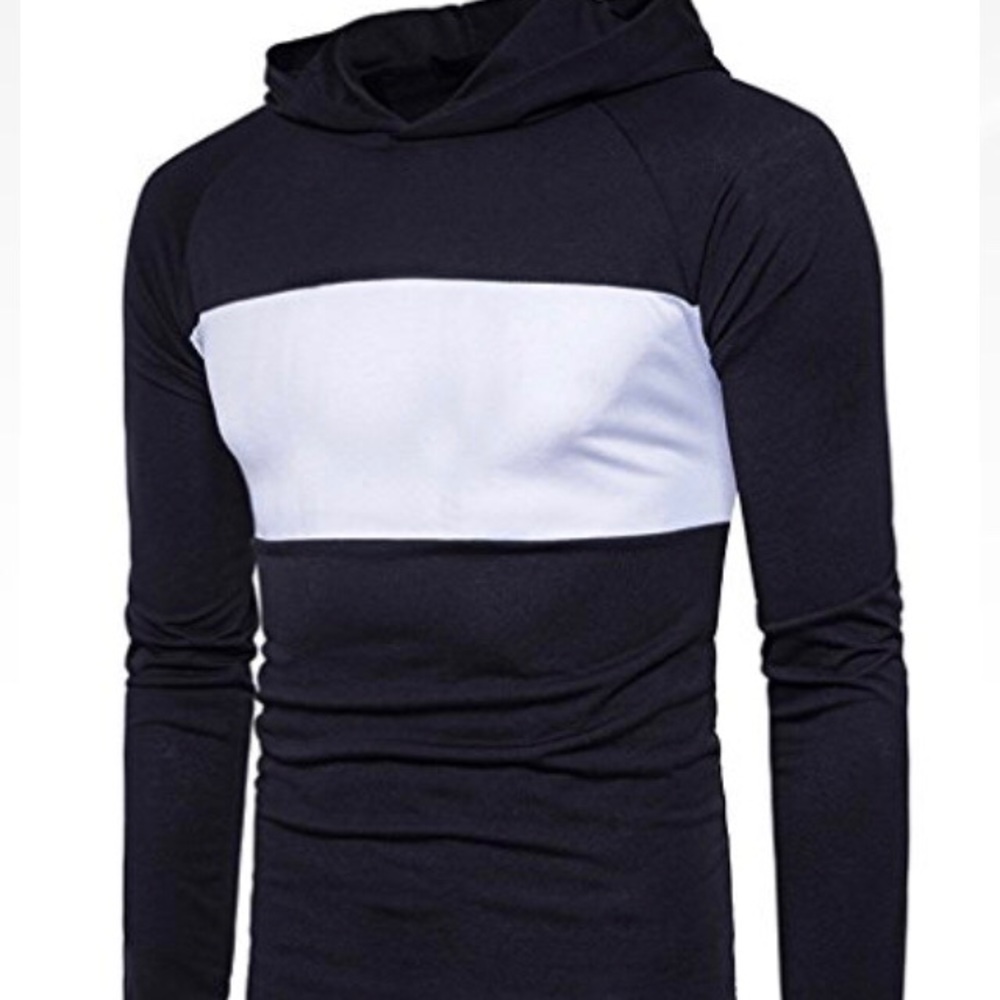 Whatlees Mens SolidPullover Work Out Hoodie Shirt